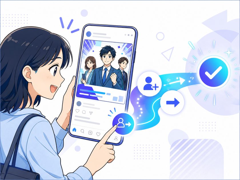 SNS広告採用くん事例